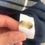 Jachs Girlfriend  Navy and Magenta Plaid Shirt Photo 5