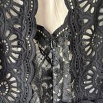 Sea New York Jumpsuit Womens Size 4 Winnie Lace Black Professional Photo 9