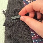 Billabong Hippie Boho Indie Colorful Textured Fringe Blazer Jacket Size Medium Photo 6