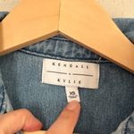 Kendall + Kylie Denim Jean Button Down Short Sleeve Dress Casual 90s Fall XS Photo 1
