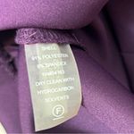 Tommy Hilfiger Colorblock Asymmetrical Elegant Purple Black Sleeveless Dress Photo 9