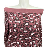 easel Sweatshirt Size M Pink Animal Print Photo 1
