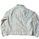 Ariat Love it JKT Women's White Eyelet Denim Trucker Jean Jacket Western Photo 2
