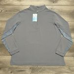 EIS Cool Sun Shirt Long Sleeve 1/4 Zip Gray Equestrian‎ Shirt Size XL Photo 1