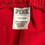 PINK - Victoria's Secret PINK Victoria Secret Spell Out Red Sparkle Track Short L Activewear Athleisure Photo 7