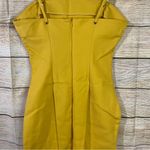 Revolve SuperDown strap mini yellow dress women Size Small Photo 7
