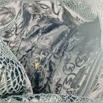 Michael Kors Shiny Black Reptile Hobo Bag with Gold Detail Photo 11