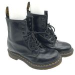 Dr. Martens  Womens 1460 Patent Leather Lace Up Boot Black 6 Photo 0