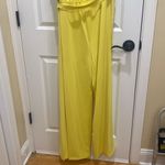MAISON TARA One Shoulder Savannah Jumpsuit Size 16 Yellow Photo 8