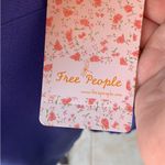 Free People NWT  Drift Away Cold Shoulder Blouse in royal blue size small Photo 3