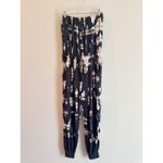 Young Fabulous and Broke Young, Fabulous & Broke Tie-Dye Strapless Jumpsuit Black Ivory Size Medium Photo 1