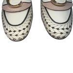 Chloé NEW NIB Chloe C Lasered Woven Leather Loafers In White Photo 5