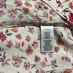 BeachLunchLounge NWT Beach Lunch Lounge Annina Printed Blouse In Pink Cosmos Photo 3