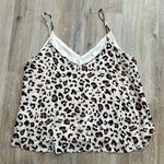 CARAMELA  size medium v neck tank top. Cheetah print Photo 0