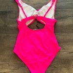 Al’MAGE XL One Piece Monokini Neon Hot Pink Swimsuit Photo 7