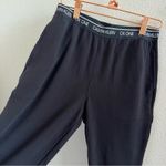 Calvin Klein CK One Black Spellout Waist Band Sweats Neutral Small Photo 3