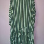 Gigio Cardigan S Longline Beachy Kimono Open Front Ruffle Swim Cover Green Photo 6