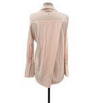 Cuyana Pima Cotton Shirt Button Down Long Sleeve Jersey Modal Pink Size Small Photo 8