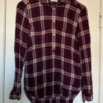 American Eagle  Boyfriend Plaid Top Photo 0
