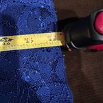 Scarlett MWT Royal BlueTiered Sequence Lace V Neck Front & Back Midi Dress Sz 14 Photo 14