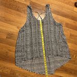 Sun & Shadow  High low Backless Striped Tank top Shirt Tunic Top Womens XL Photo 4