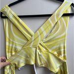 Urban Outfitters NWT  Yellow Halter Top boho hippie Size Large Photo 4