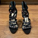 Jessica Simpson  boho western black heels size 6 Photo 2