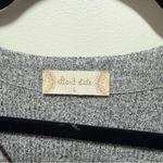 Altar'd State Gray V-Neck Long Sleeve Sweater Dress Photo 1