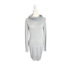 Smartwool Granite Falls Merino Wool Turtleneck Gray Sweater Dress in Size Small Photo 1