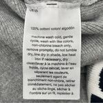 Tommy Hilfiger Tommy Jeans Small Cotton Logo Graphic Cropped Hooded Sweater Gray Photo 7