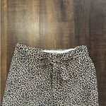 J.Crew  Leopard Print Harvey Silk Pull On Wide Leg Cropped Pant Size 6 Photo 2