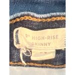 Madewell  9" High Rise Skinny Distressed Jeans Denim Frayed Hem Patch Size 24 Photo 6