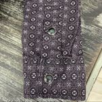 Panhandle Gray & Black Print Pearl Snap Long Sleeve Western Cowgirl Rodeo Top Photo 3