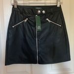Wild Fable Women’s Faux Leather Moto Mini skirt size 0 Photo 0
