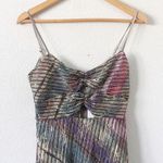 Saylor Lissandra Rainbow Crystal Detail Cocktail Midi Dress Photo 2