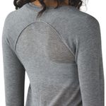 Lululemon Sunshine Coast Long Sleeve Heathered Medium Grey Size 4 Photo 5