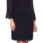 Calvin Klein NWT  Blue Beaded Dress Photo 0