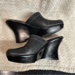 Tommy Hilfiger Tommy Girl Vintage y2k Women’s Black Leather Platform Clogs size 8M Photo 7