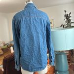 Cabin creek Vintage  embroidered chambray button down top Photo 5
