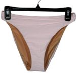 J.Crew  NWT Ribbed High Rise Cheeky Swim Bottom Pale Pink Size Small Photo 6