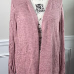 Lane Bryant Lane‎ Bryant pink cotton blend open front cardigan Photo 0