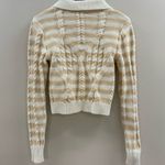 Derek Lam #130  Chunky Knit Cropped Summer Sweater Photo 3