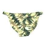 Aerie  Womens Bikini Swim Bottom Ruffle Green & Beige Tie-Dye Size L Photo 1