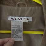 Vintage Tan Jacket with Ribbed Sleeves Size L Photo 1