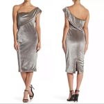 Likely  Driggs Velvet Midi Dress in Pewter Photo 1