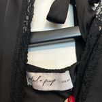 Petal and Pup  Kalina Lace Trim Halter Satin Maxi Dress Photo 4