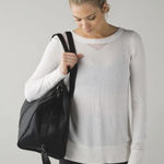 Lululemon  Sunset Savasana Pullover II Heathered White - Size - 12 Photo 0