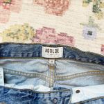 AGOLDE  Denim Skirt Womens 30 High Rise Raw Hem Mini Hipster Photo 3