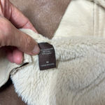 Knox Rose  faux leather Boho Western style open front vest EUC Sz M Photo 4