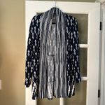 Anthropologie  One September Navy Open Drape Sweater Cardigan - size medium Photo 2